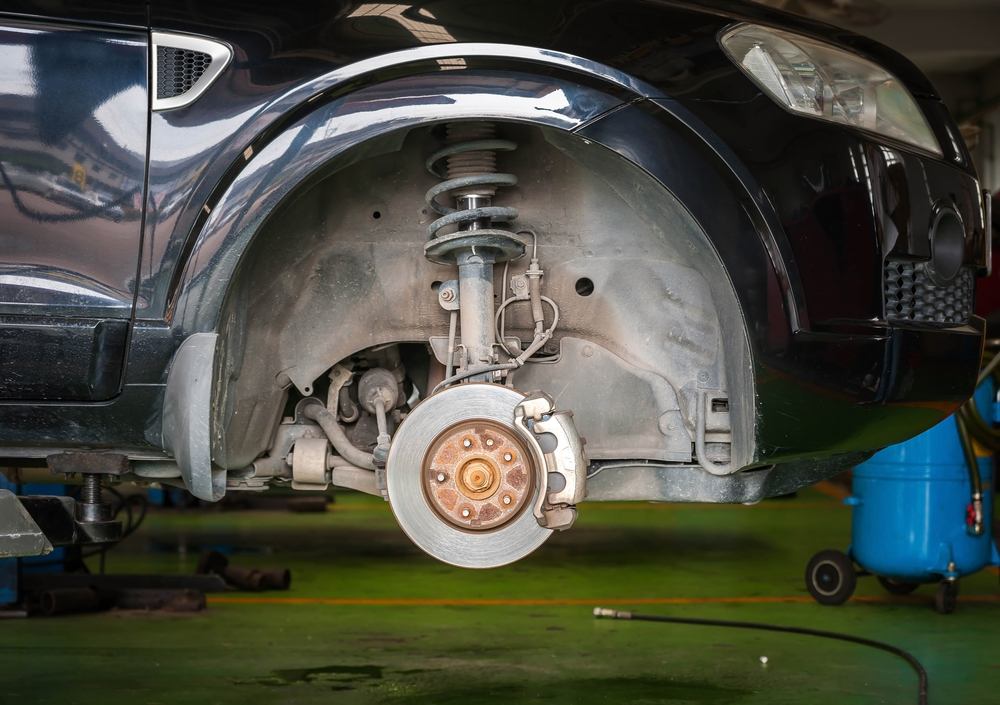 the wheel bolts are loose 