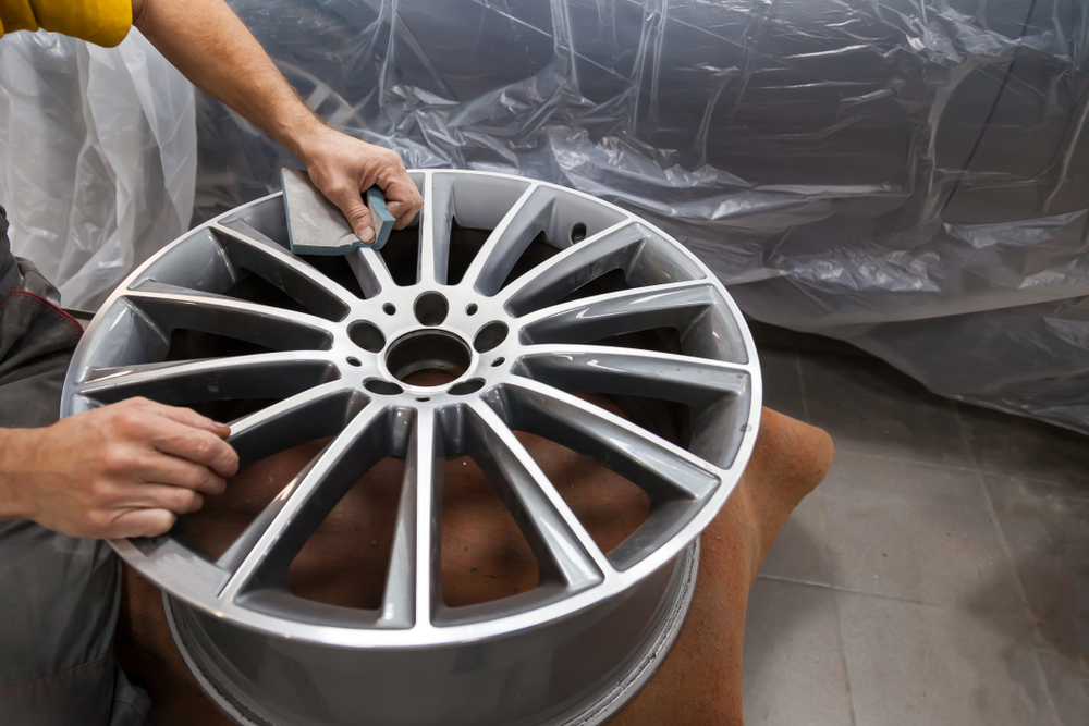 Preparation of alloy wheels