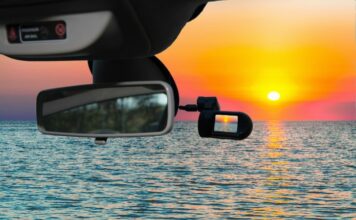 Everything in view with dashcam and rear-view camera