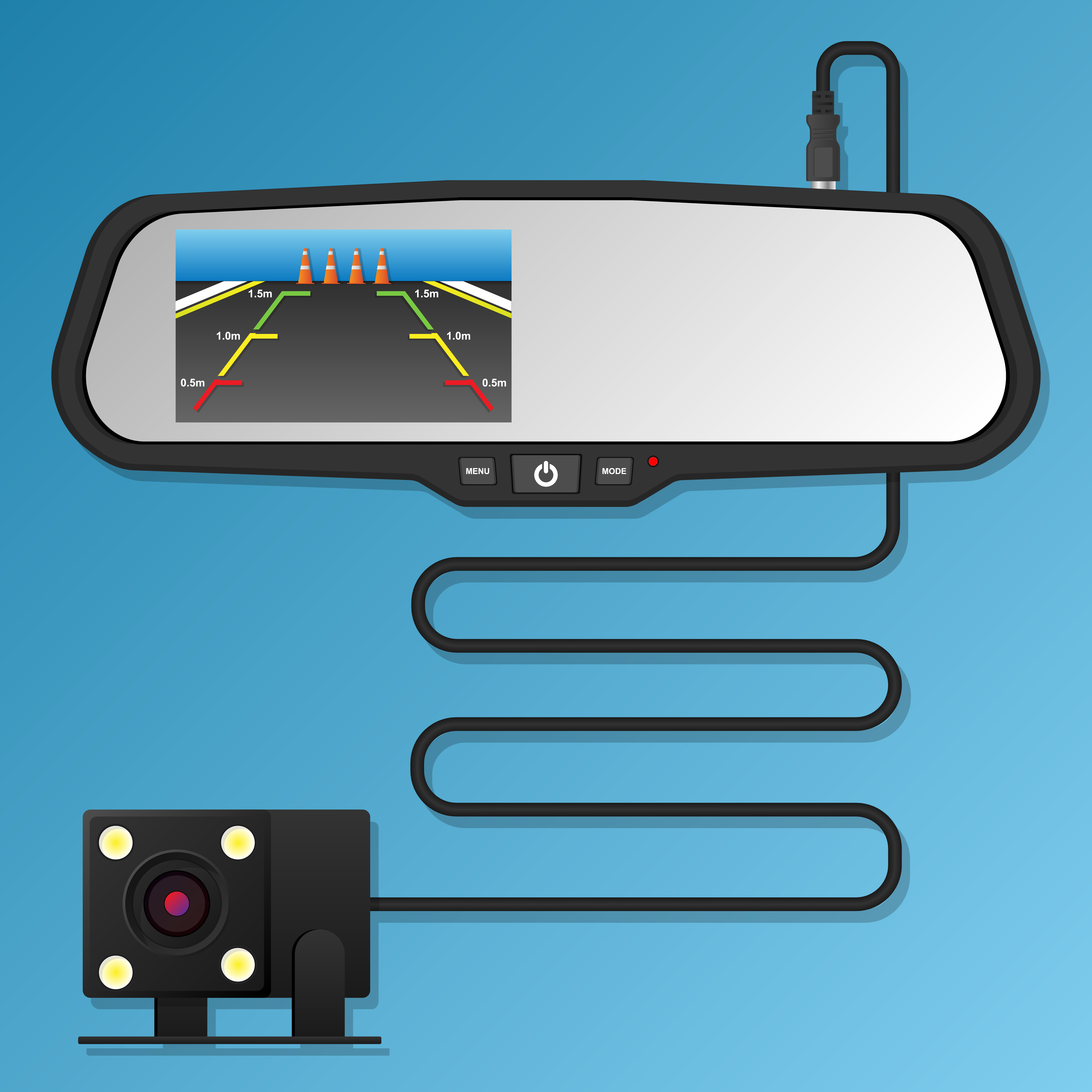 display rear-view mirror
