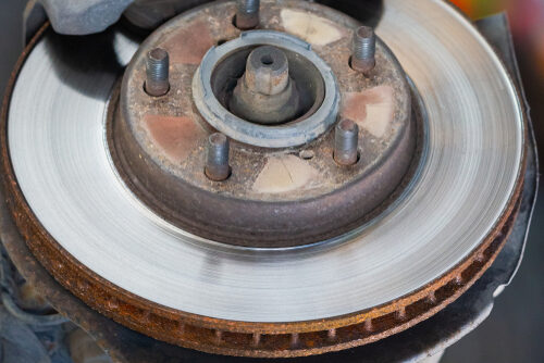 Warped brake disc
